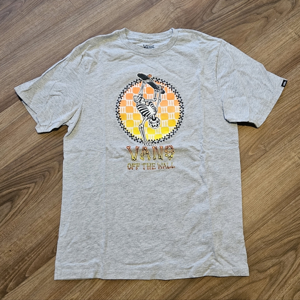 Vans Light Gray Skateboard Graphic Tee